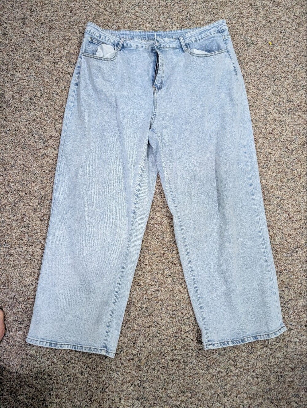 Light Wash Womens Jeans - Classic Wide Fit